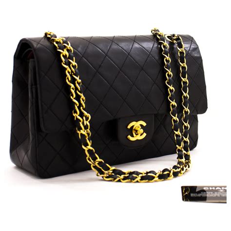 chanel classic flap chaincamila disrested sholder bag|chanel flap leather bag.